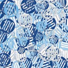Blue & Silver Age 100 Table Confetti | Party Save Smile