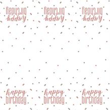 Rose Gold Holographic Happy Birthday Party Tablecover | Tablecloth