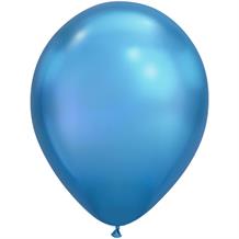 Chrome Blue 7" Qualatex Latex Party Balloons