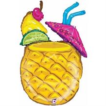 Tropical Drink Party Supershape Foil | Helium Balloon