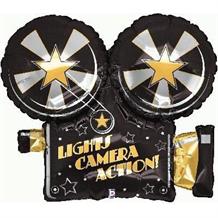 Lights Camera Action Hollywood 32" Foil | Helium Balloon