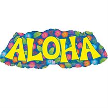 Aloha Luau Shaped 38" Foil | Helium Balloon