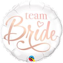 Team Bride | Rose Gold 18" Foil | Helium Balloon