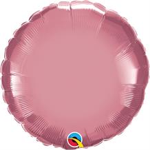 Chrome Mauve | Purple Qualatex Plain Coloured Circle 18" Foil | Helium Balloon