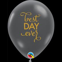 Best Day Ever | Wedding Diamond Clear 11" Latex Party Balloons