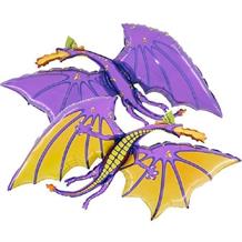 Purple Dragon Giant 36" Foil | Helium Balloon