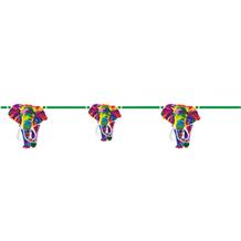 Colourful Elephants Party Ribbon Banner | Decoration
