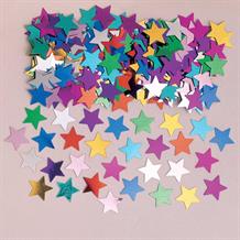 Multicoloured Metallic Stardust Table Confetti | Decoration