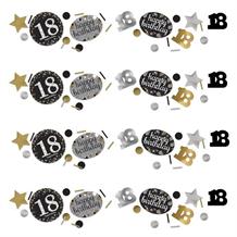 Gold Sparkle 18th Birthday Party Table Confetti | Decoration