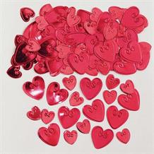 Red Loving Hearts Table Confetti | Decoration