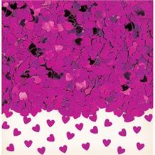 Pink Mini Love Hearts Table Confetti | Decoration