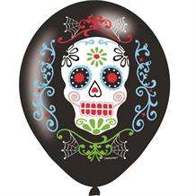 Day of the Dead Halloween Party Latex Balloons
