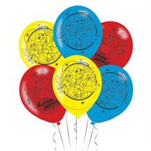 DC Super Hero Girls Party Latex Balloons