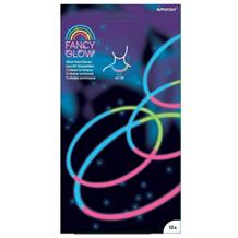 Fancy Glow Stick | Glow in the Dark Necklace 10 Pack Assorted Colours