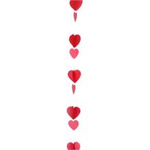 Red Hearts Balloon Tail Party Decoration