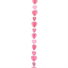 Pink Hearts Balloon Tail Party Decoration