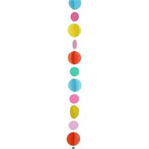 Multicoloured Dots Balloon Tail Party Decoration