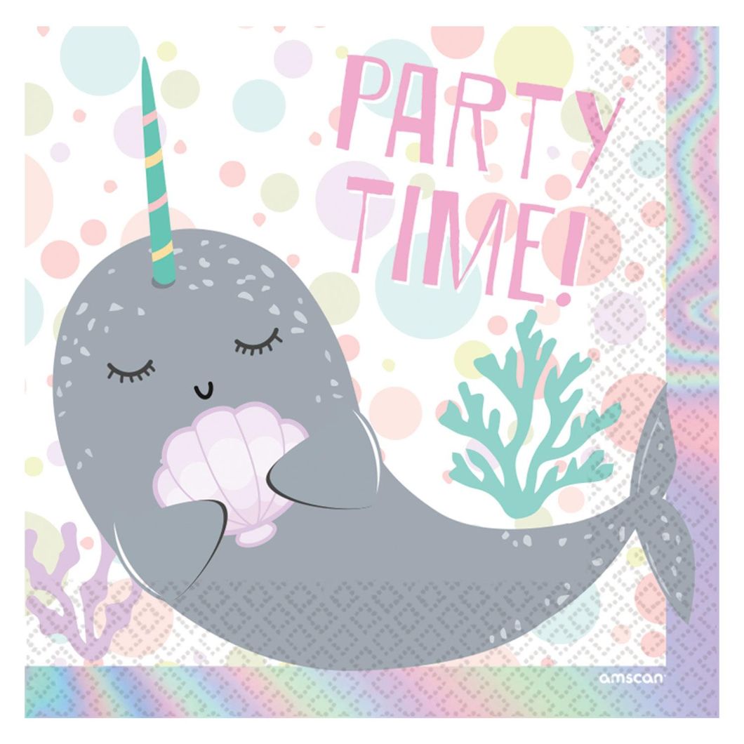 Narwhal Party Napkins | Serviettes