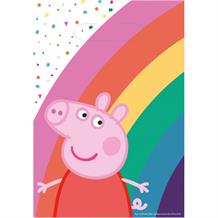 Peppa Pig Rainbow Party Favour Loot Bags