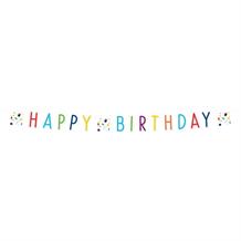 Confetti Rainbow Birthday Banner | Party Save Smile