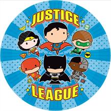 Justice League Cartoon 23cm Party Paper Plates