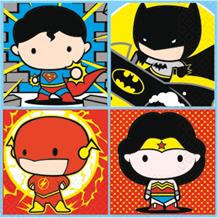 Justice League Cartoon Party Napkins | Serviettes