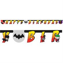 Batman vs Joker Cartoon Happy Birthday Banner Party Decoration 2.5m