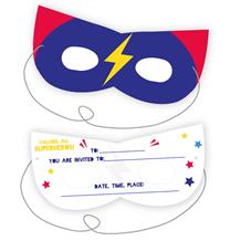 Superhero Party Invitations | Invites | Masks