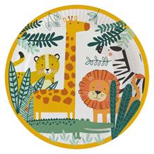 Get Wild Safari Paper Party Plates Pack of 8