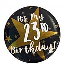 Gold Star Add Your Age It’s My Birthday Badge