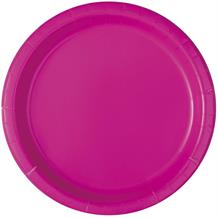 Neon Pink Party Cake Plates