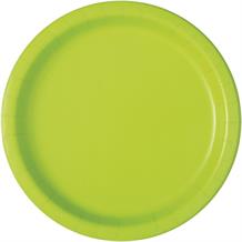 Neon Green Party Cake Plates