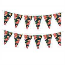 Tropical Flower Summer Bunting Decoration | Party Save Smile