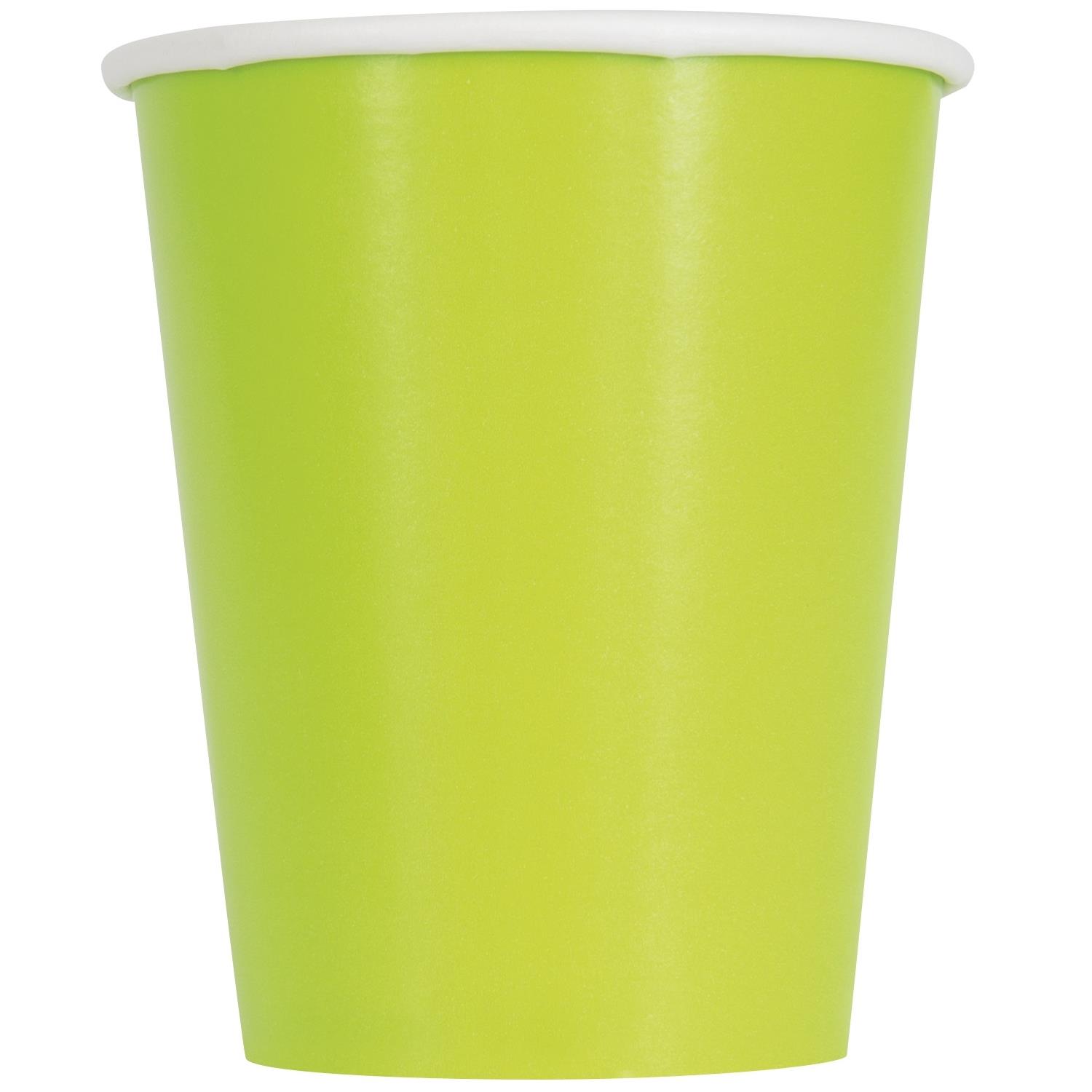 Neon Green Party Cups