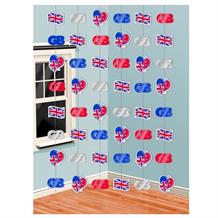 Union Jack | Great Britain Party Hanging String Decorations