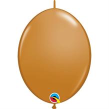 Mocha Brown Quick Link 12" Qualatex Helium Quality Decorator Latex Party Balloons
