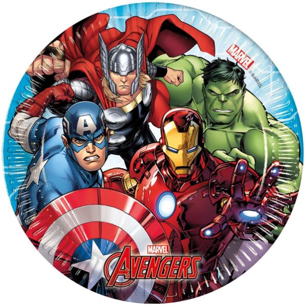Small Avengers Paper Plates | Party Save Smile