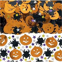 Halloween Metallic Mix Ghosts Spiders Party Table Confetti | Decoration