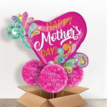 Happy Mothers Day Heart Giant Balloon in a Box Gift