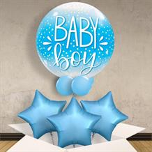 Baby Boy | Baby Shower 22" Bubble Balloon in a Box