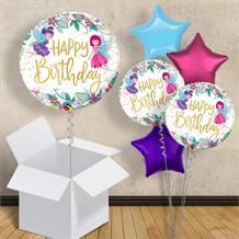 Happy Birthday Fairies 18" Balloon in a Box