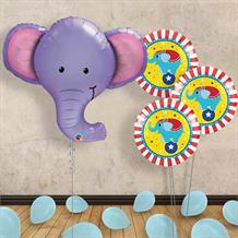 Elephant Head Inflated Helium Balloons Delivered | Party Save Smile