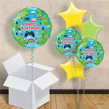 Game Blox | Block Happy Birthday 18" Balloon in a Box
