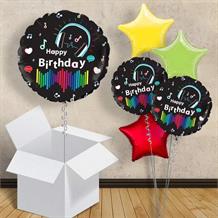 Music | Headphones Happy Birthday 18" Balloon in a Box