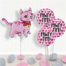 Party Cat Inflated Helium Balloons Delivered | Party Save Smile
