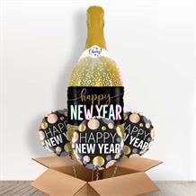 Happy New Year | Champagne Giant Balloon in a Box Gift