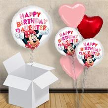 Minnie Mouse Daughter Birthday Balloon in a Box | Party Save Smile