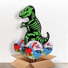 Dinosaur | T-Rex | Skeleton Giant Balloon in a Box Gift