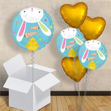 Happy Easter Bunny and Chick 18" Balloon in a Box