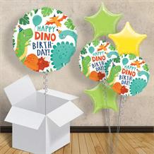 Happy Dino Birthday 18" Balloon in a Box